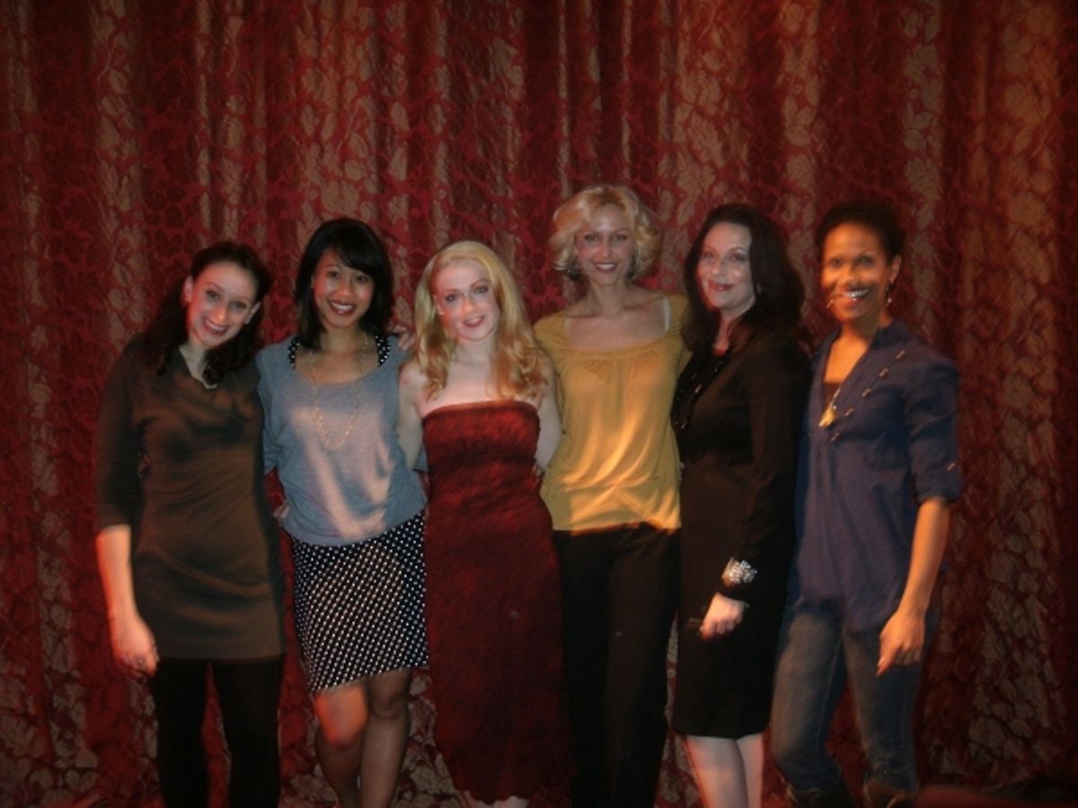 Ariana Dziedzic, Melissa Canciller, Joanne Dubach, Katherine Keberlein, Marguerite Hammersley, and Kyra Morris at 