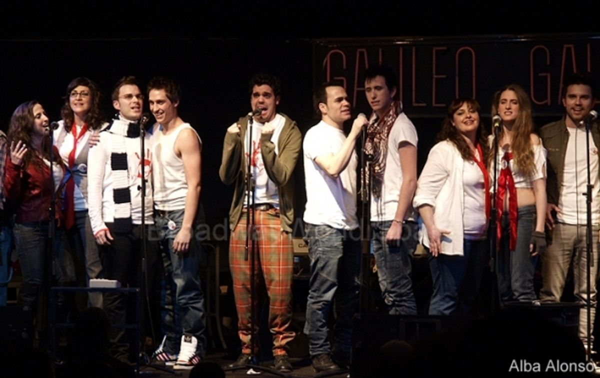 Andrea Rodriguez, Sara Perez, Gonzalo Alcain, Edgar, Angel Muniz, Antonio Garde, Ramses Volbregh, Ana Gonzalez, Ana San MartÃ'Â­n y Nico Baumgartner at 