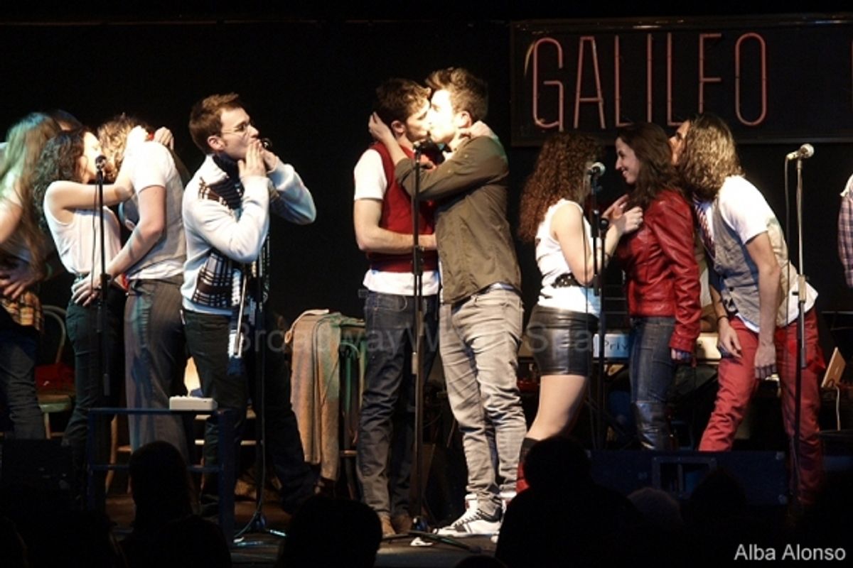 Xenia GarciÂ­a, Sara Perez, Gonzalo Alcain, Diego Rodriguez, Nico Baumgartner, Lourdes Fabres, Andrea Rodriguez y Guillermo Saba
 at 