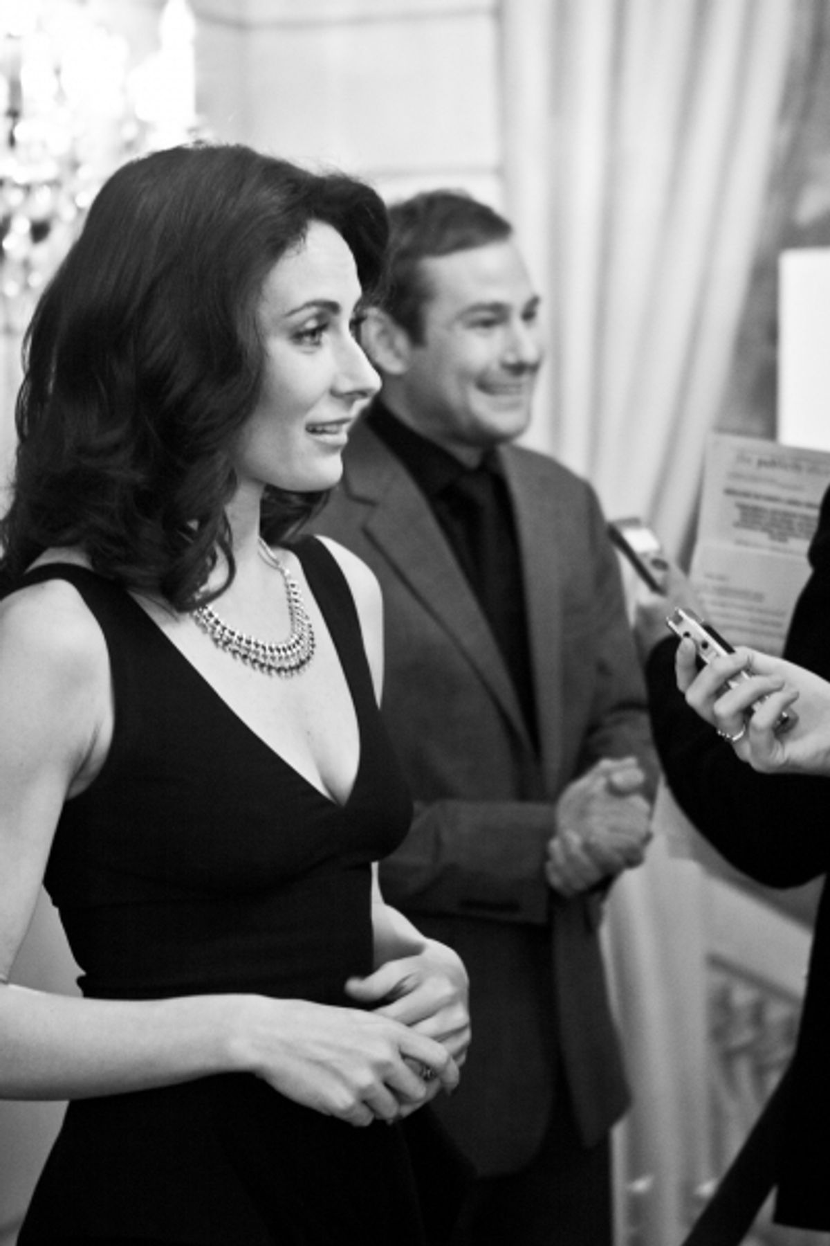 Laura Benanti and Chad Kimball at 