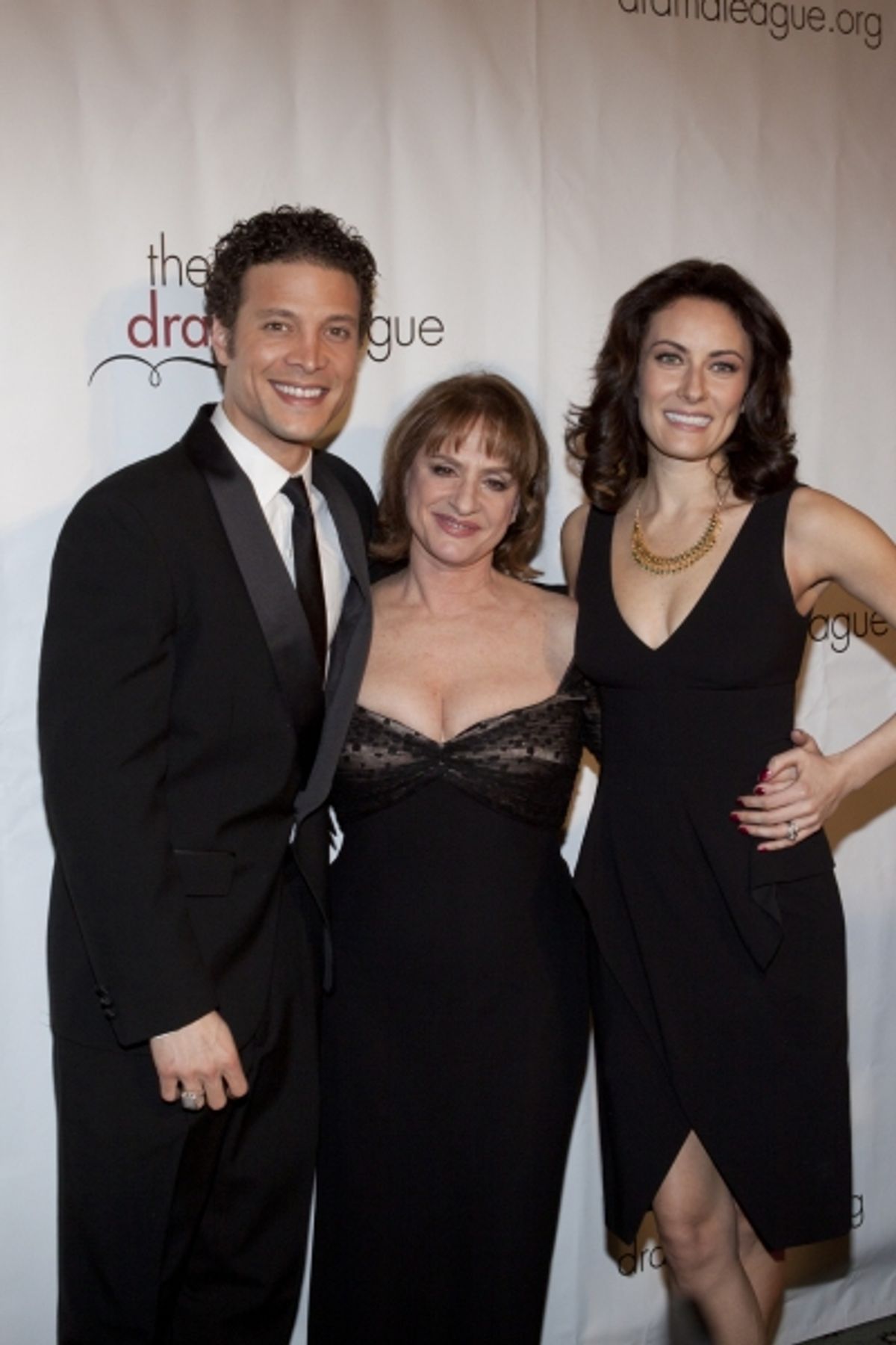Justin Guarini, Patti LuPone and Laura Benanti at 