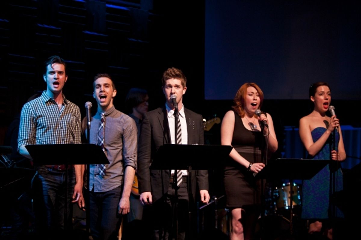 Michael Lowney, Geoff Kidwell, Eric Michael-Krop, Katie Gassert and Grace Wall at 