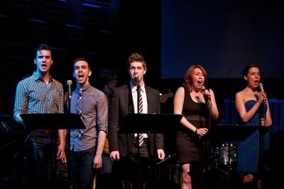 Michael Lowney, Geoff Kidwell, Eric Michael-Krop, Katie Gassert and Grace Wall Photo