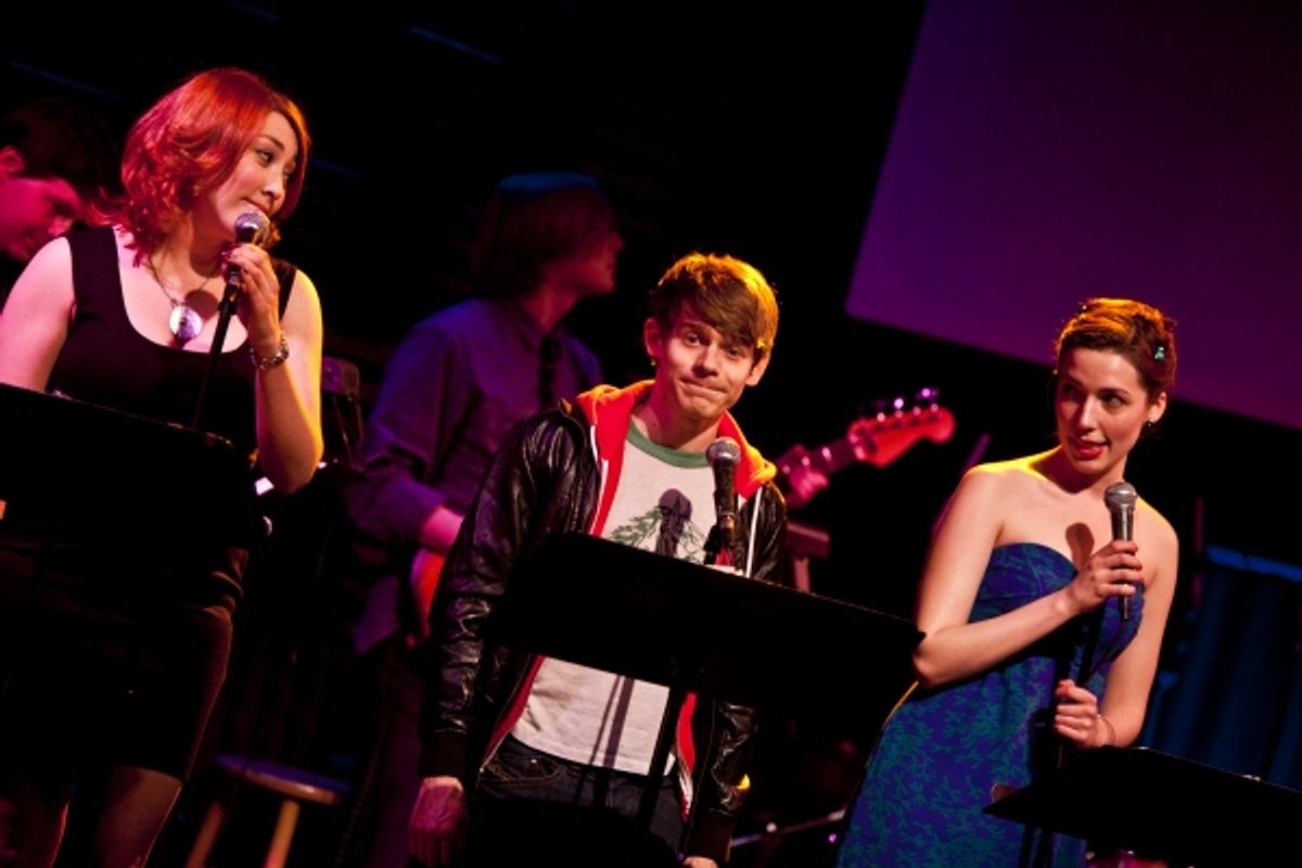 Katie Gassert, Andrew Keenana-Bolger and Jessica Hershberg at 