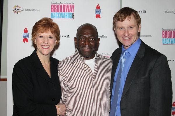 Kathryn Kendall (co-choreographer/associate director), Hinton Battle and Robert Bartl Photo
