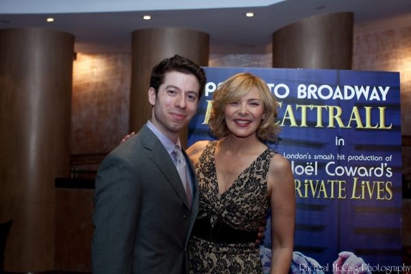 Sam Strasfield and Kim Cattrall Photo