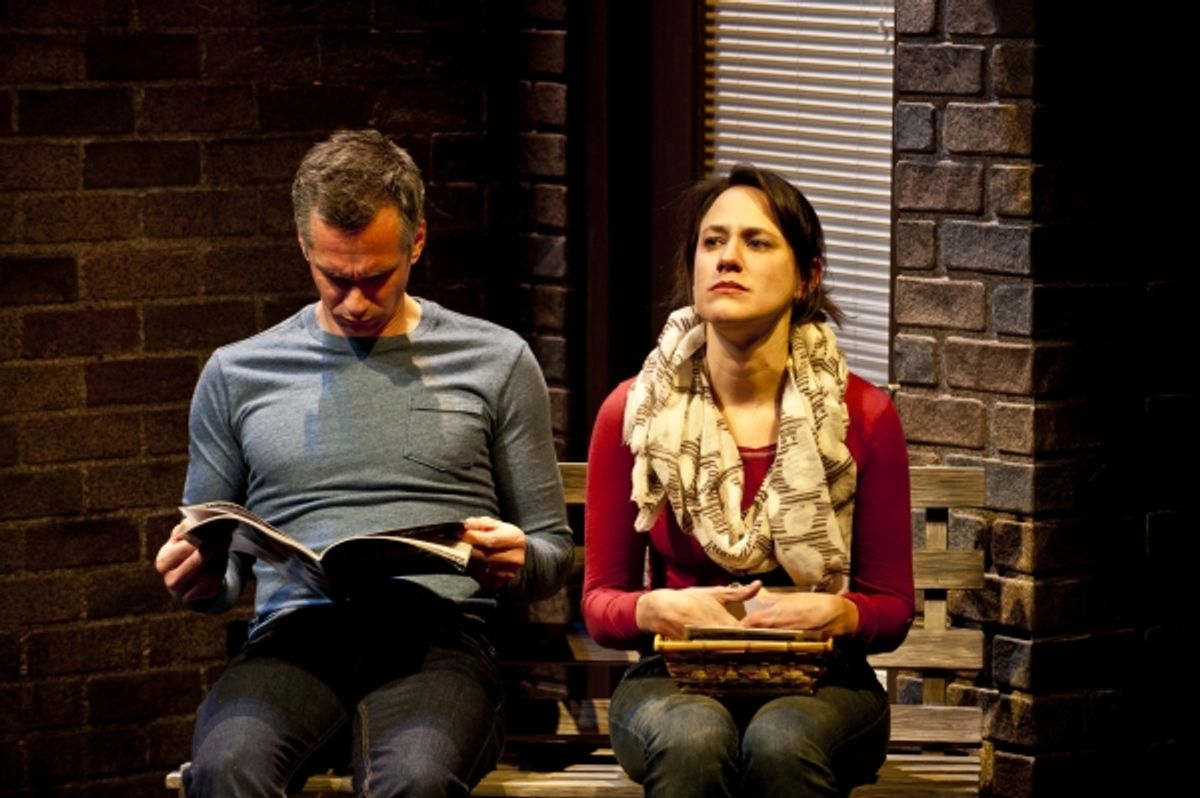 Quentin Mare and Stephanie Janssen as Ian and Lena Gates at 