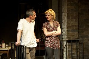 Quentin Mare as Ian Gates and Jessica Love as his sister, Jen Photo