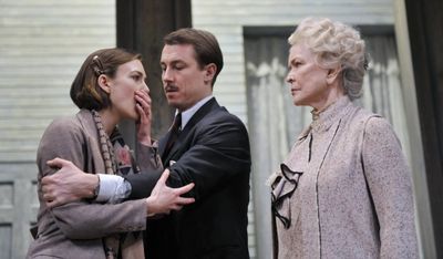 Keira Knightley as Karen Wright, Tobias Menzies as 
Dr Joseph Cardin and Ellen Burst Photo