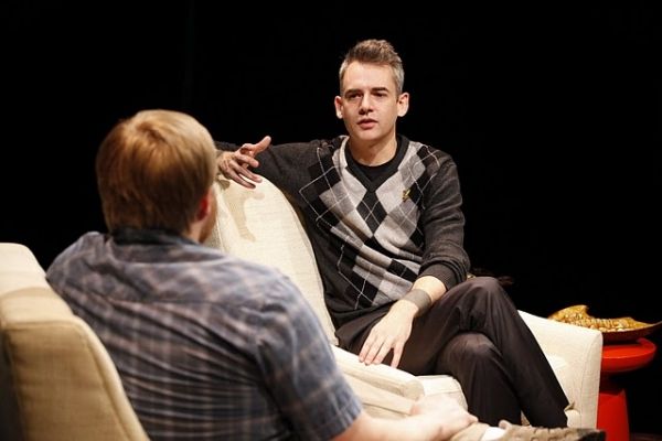 Zach Helm and audience member Photo