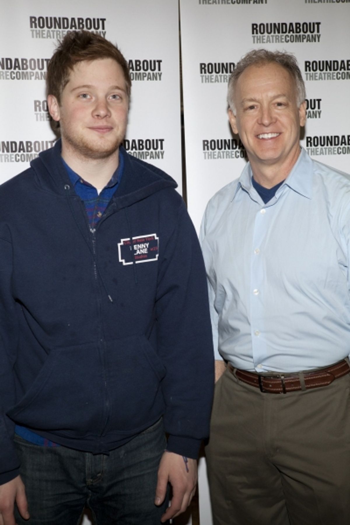 Josh Caras and Reed Birney at 