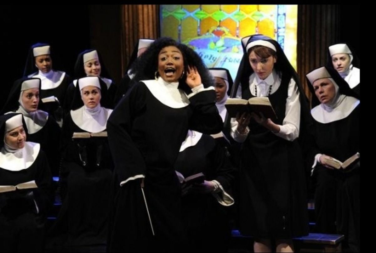 Patina Miller and the Company of SISTER ACT at 