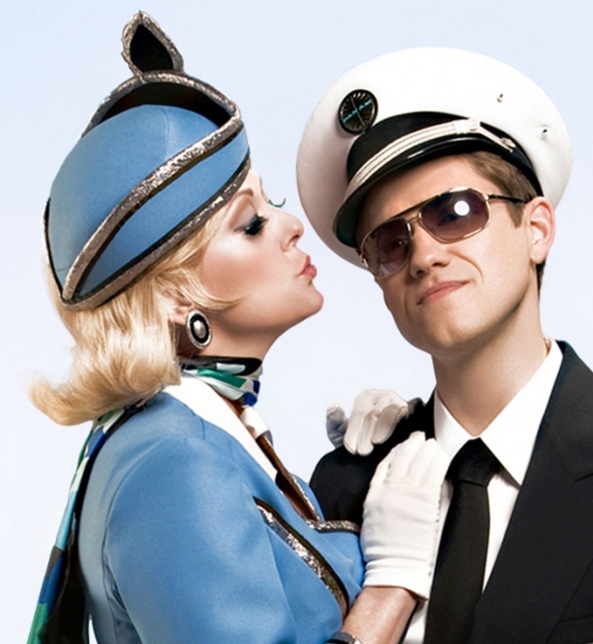 Angie Schworer and Aaron Tveit at 