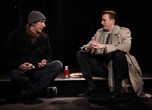 Adam Driver as 'Louis Ironson' and Bill Heck as 'Joet Pitt' Photo