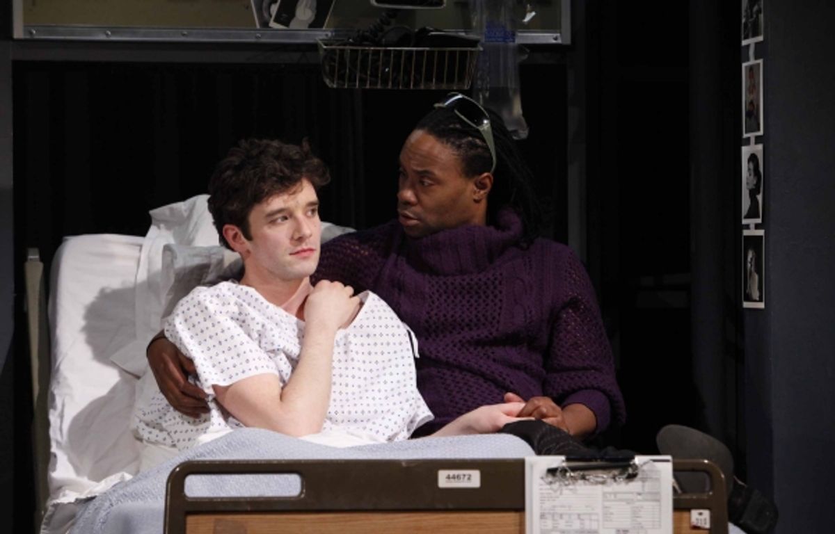 Michael Urie as 'Prior Walter' and Billy Porter as 'Belize'  at 