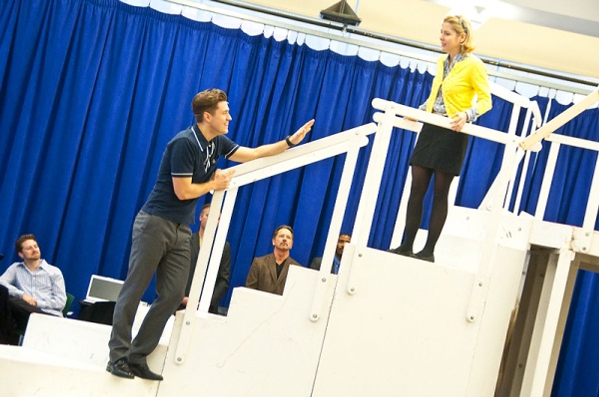 Aaron Tveit & Kerry Butler at 