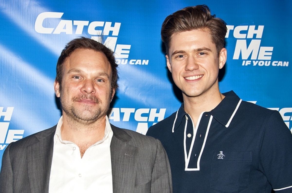 Norbert Leo Butz & Aaron Tveit at 
