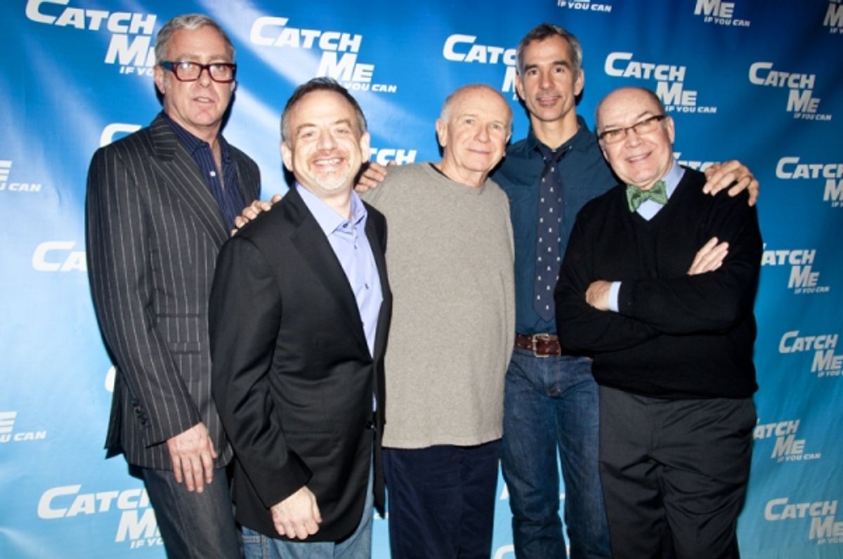 Scott Wittman, Marc Shaiman, Terrence McNally, Jerry Mitchell & Jack O'Brien
 at 
