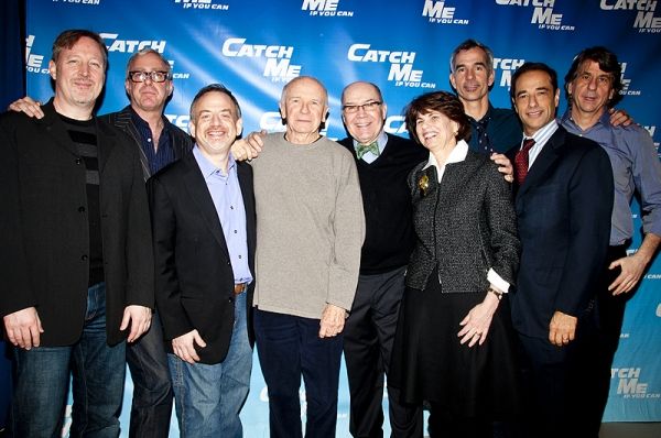 John McDaniel, Scott Wittman, Marc Shaiman,Terrence McNally, Jack O'Brien, Margo Lion Photo