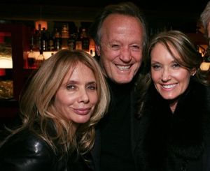 Rosanna Arquette, actor Peter Fonda and Parky DeVogelaere  Photo