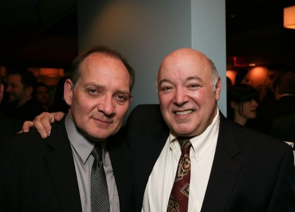 Zach Grenier (L) and Don Amendolia  at 