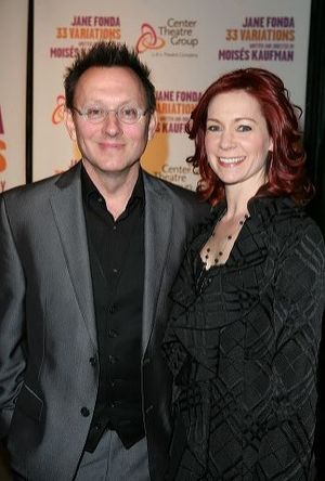 Michael Emerson (L) and Carrie Preston  Photo