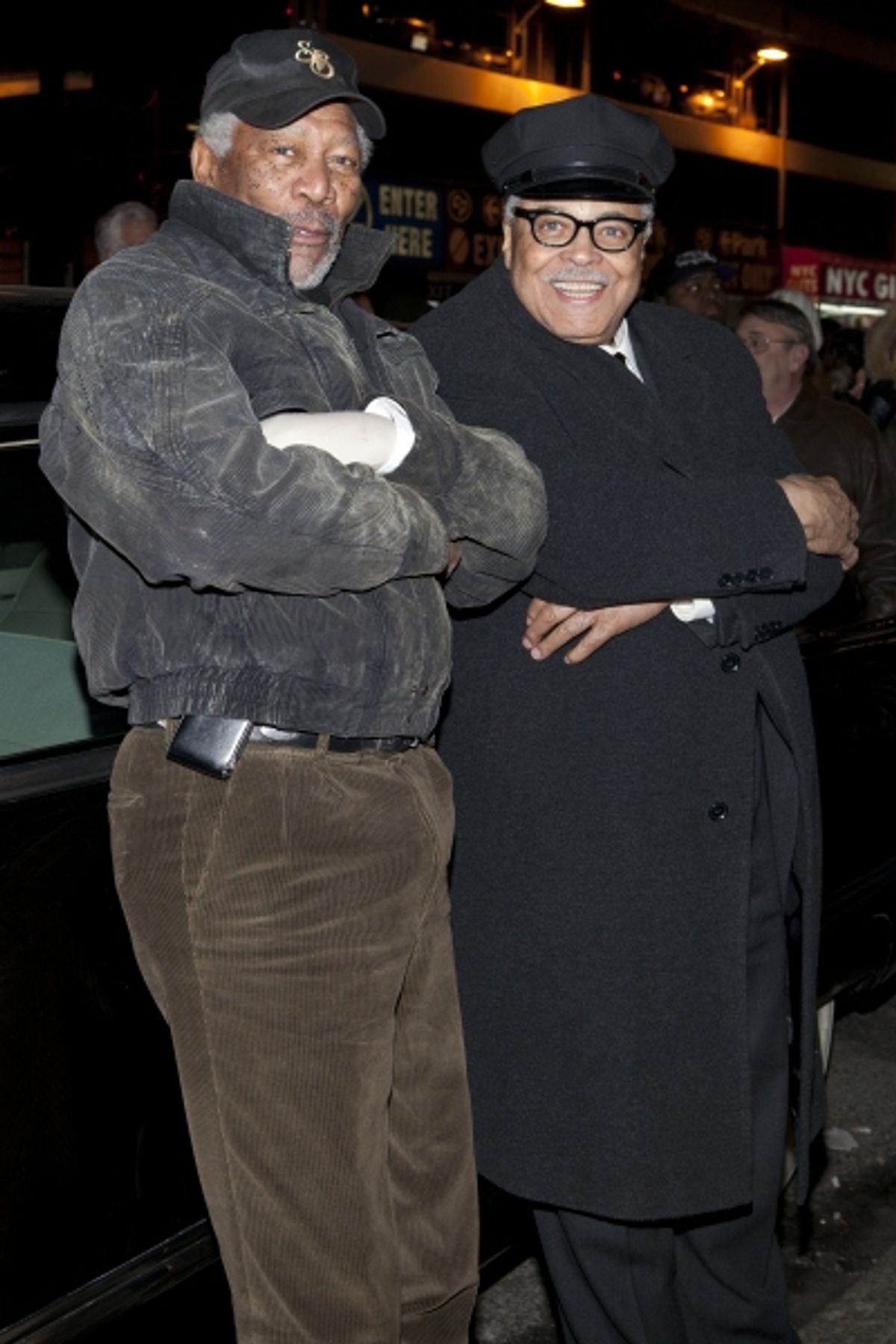 Morgan Freeman and James Earl Jones at 