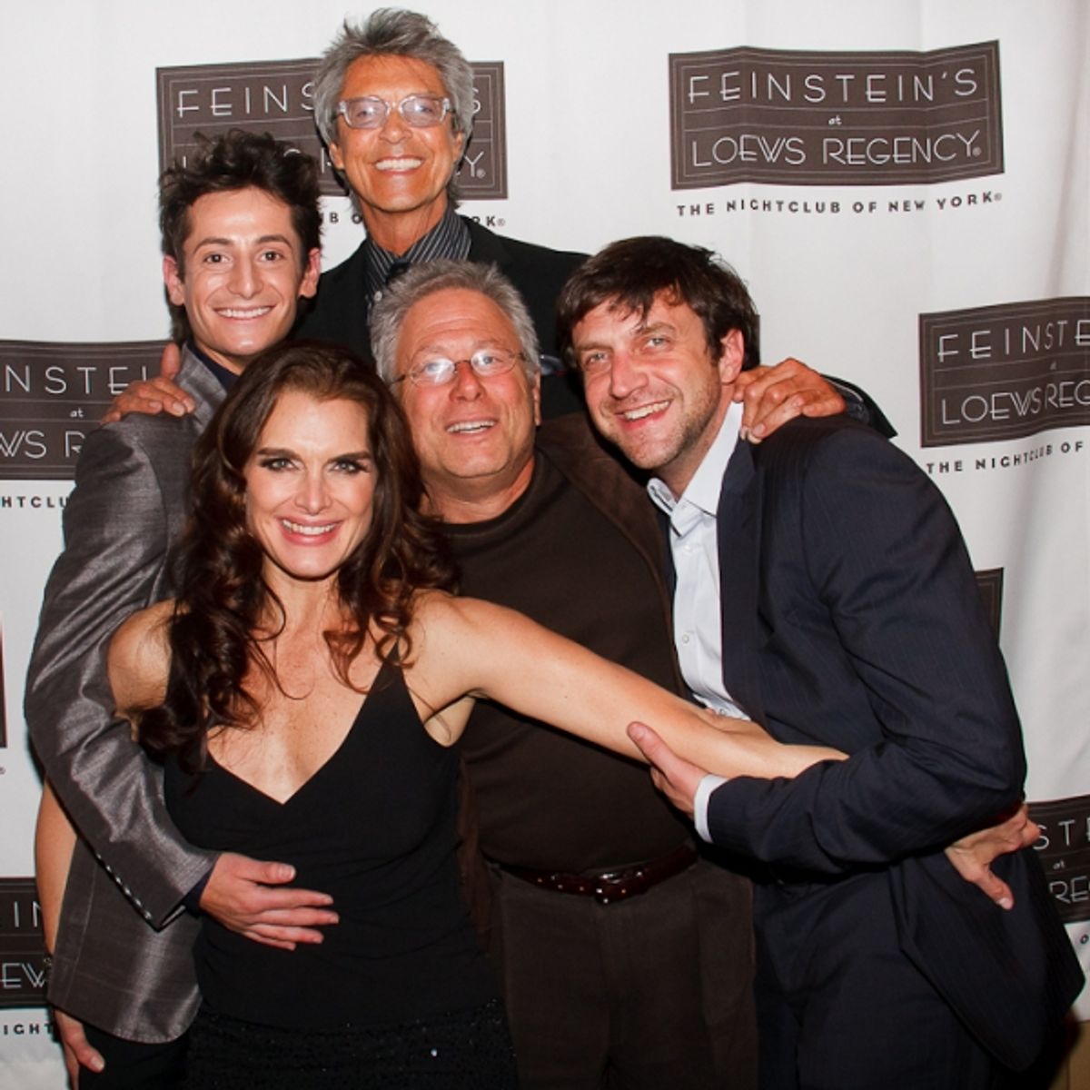 Frankie James Grande, Brooke Shields, Tommy Tune, Alan Menken, and Raul Esparza at 