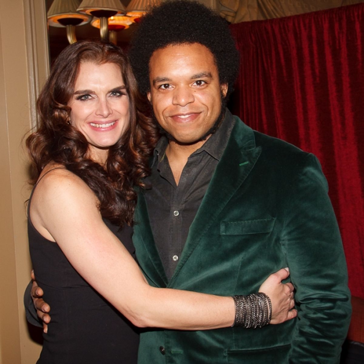 Brooke Shields and Guest at 