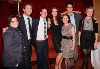 Brooke Shields with her design team Photo