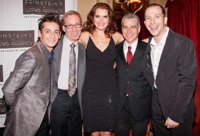 Frankie James Grande, Brooke Shields and Mark Waldrop and her production team Photo