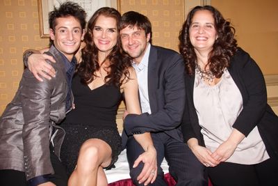 Frankie James Grande, Brooke Shields, Raul Esparza, and Guest Photo
