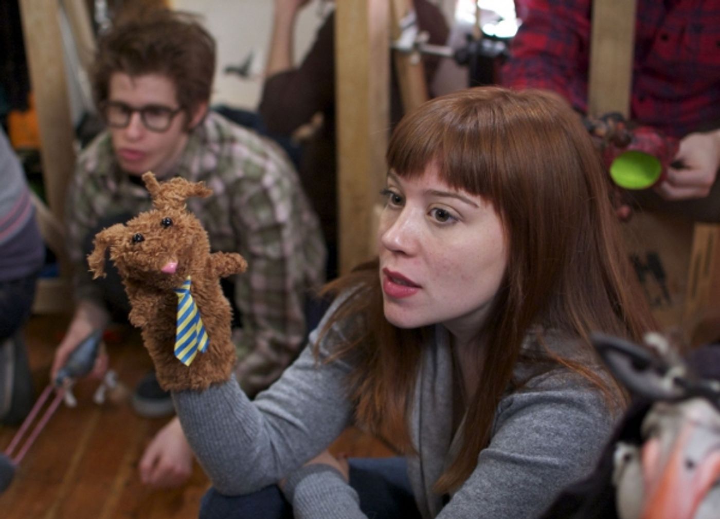 Photo Flash: Behind the Scenes of Puppet Heap's 'I Knew an Old Lady'  Image