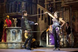Bryce Ryness as Maffio Venier and Jenny Powers as Veronica Franco @ BroadwayWorld Bryce Ryness as Maffio Venier and Jenny Powers as Veronica Franco Photo