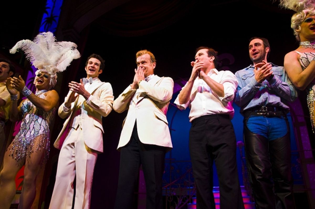Kelsey Grammer, Douglas Hodge and the cast of La Cage Aux Folles at 