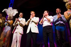 Kelsey Grammer, Douglas Hodge and the cast of La Cage Aux Folles @ BroadwayWorld Kelsey Grammer, Douglas Hodge and the cast of La Cage Aux Folles Photo