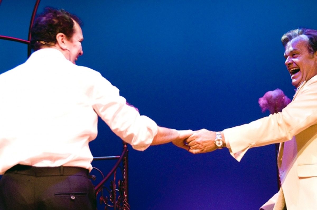 Douglas Hodge & Kelsey Grammer at Grammer, Hodge & De Jesus Final LA CAGE AUX FOLLES Farewell