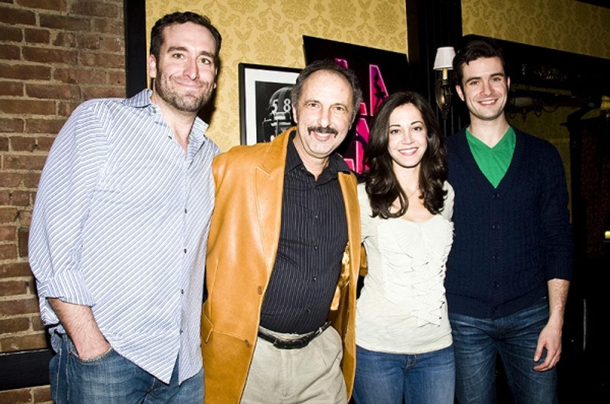  Chris Hoch, Bruce Winant, Heather Lindell & Michael Lowney at 