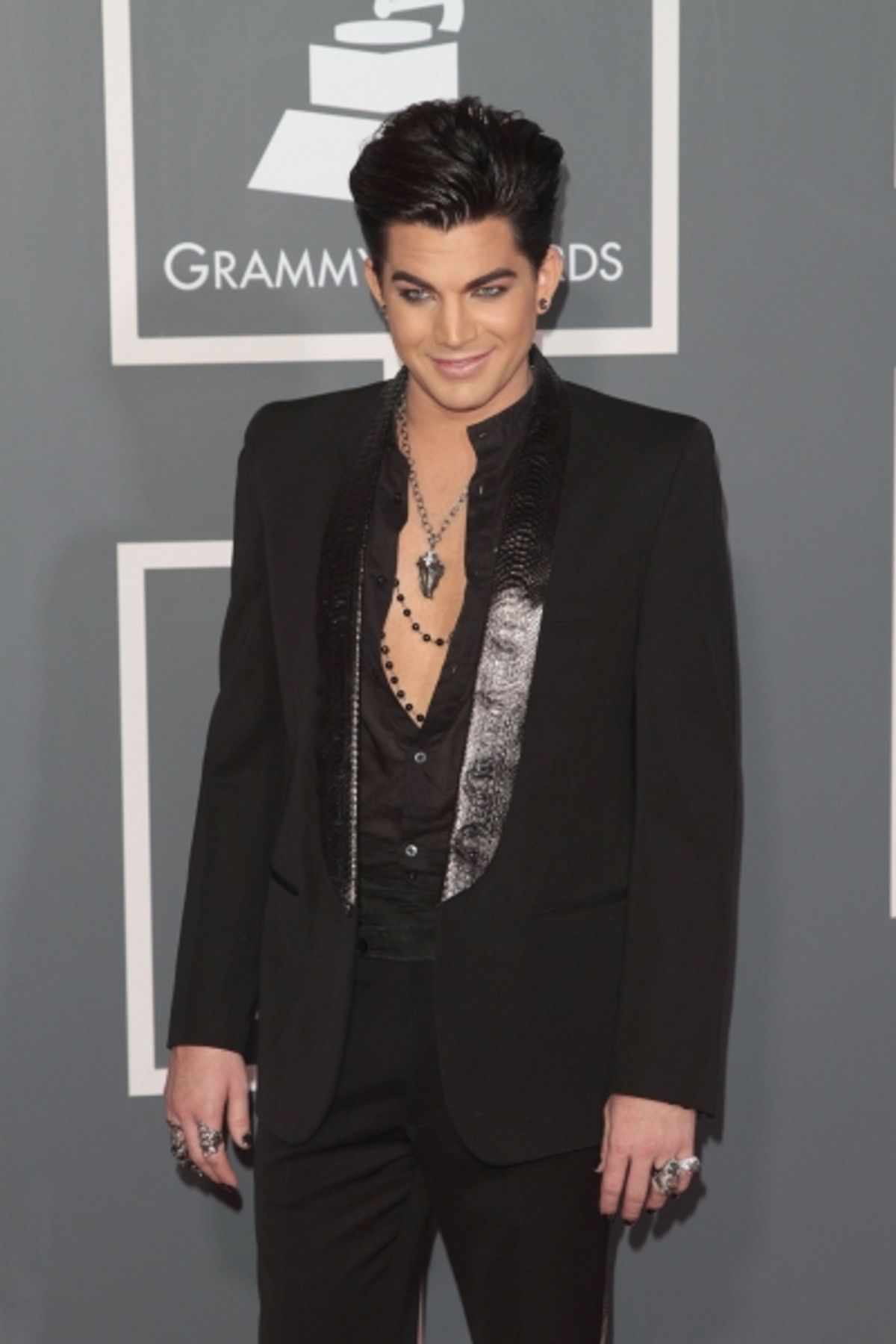 Adam Lambert pictured at The 53rd Annual GRAMMY Awards held at Staples Center in Los Angeles, California on February 13, 2011.  Ã‚Â© RD / Orchon / Retna Digital. at 