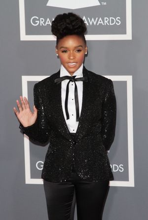 Janelle Monae pictured at The 53rd Annual GRAMMY Awards held at Staples Center in Los Angeles, California on February 13, 2011. © RD / Orchon / Retna Digital. @ BroadwayWorld Janelle Monae pictured at The 53rd Annual GRAMMY Awards held at Staples Center in Los Photo