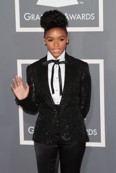 Janelle Monae pictured at The 53rd Annual GRAMMY Awards held at Staples Center in Los Photo