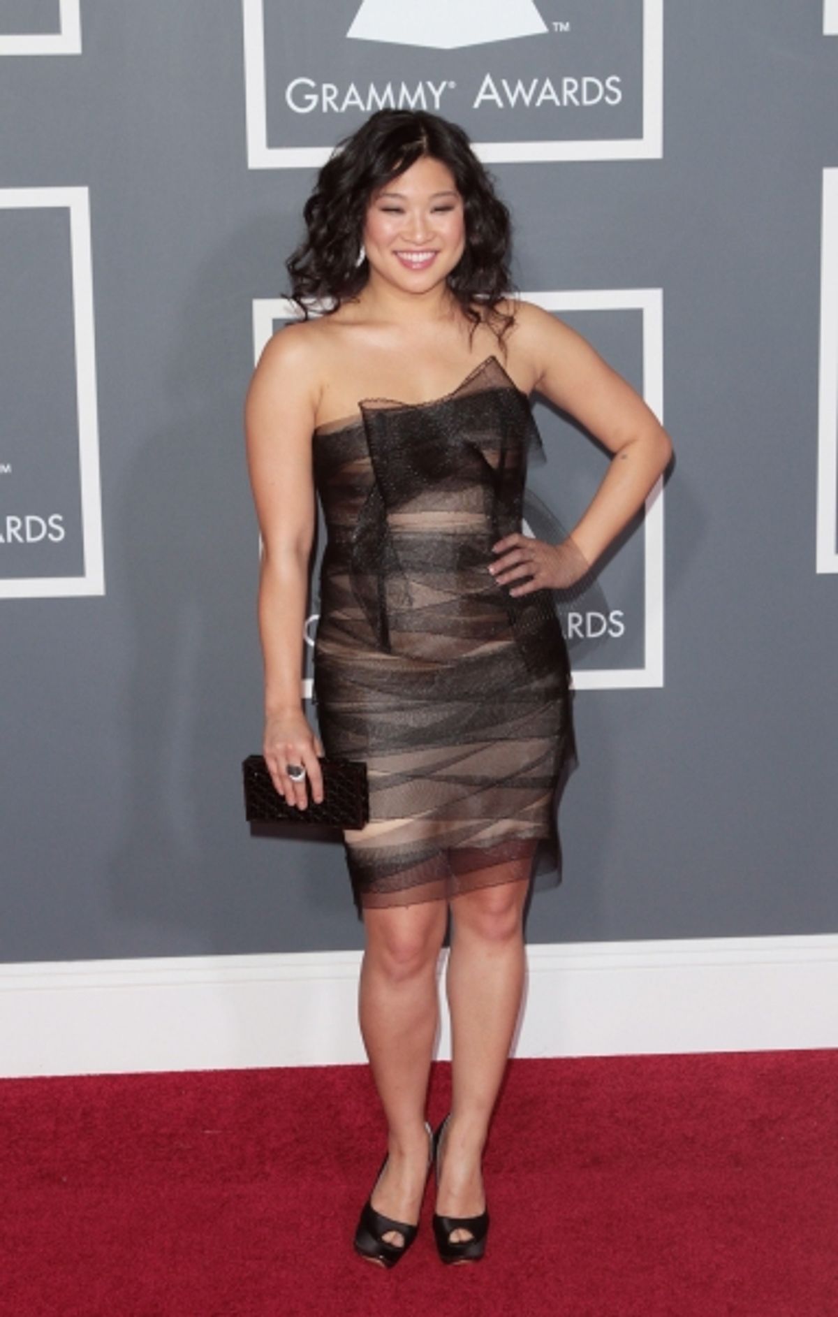 Jenna Ushkowitz pictured at The 53rd Annual GRAMMY Awards held at Staples Center in Los Angeles, California on February 13, 2011.  Ã‚Â© RD / Orchon / Retna Digital. at 