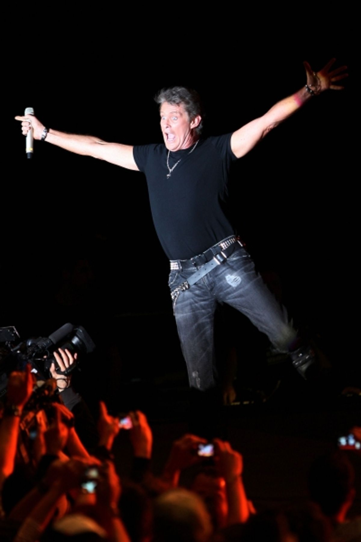 Singer DAVID HASSELHOFF at his concert in Frankfurt on the Main. (Credit Image: © Eibner-Pressefoto UG & Co. KG/Action Press/ZUMAPRESS.com) at 