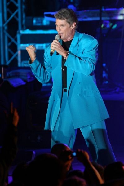 Singer DAVID HASSELHOFF at his concert in Frankfurt on the Main. (Credit Image: © Photo