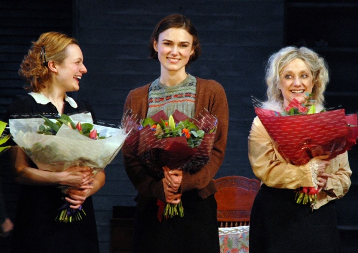 Elisabeth Moss, Keira Knightley, Carol Kane at 