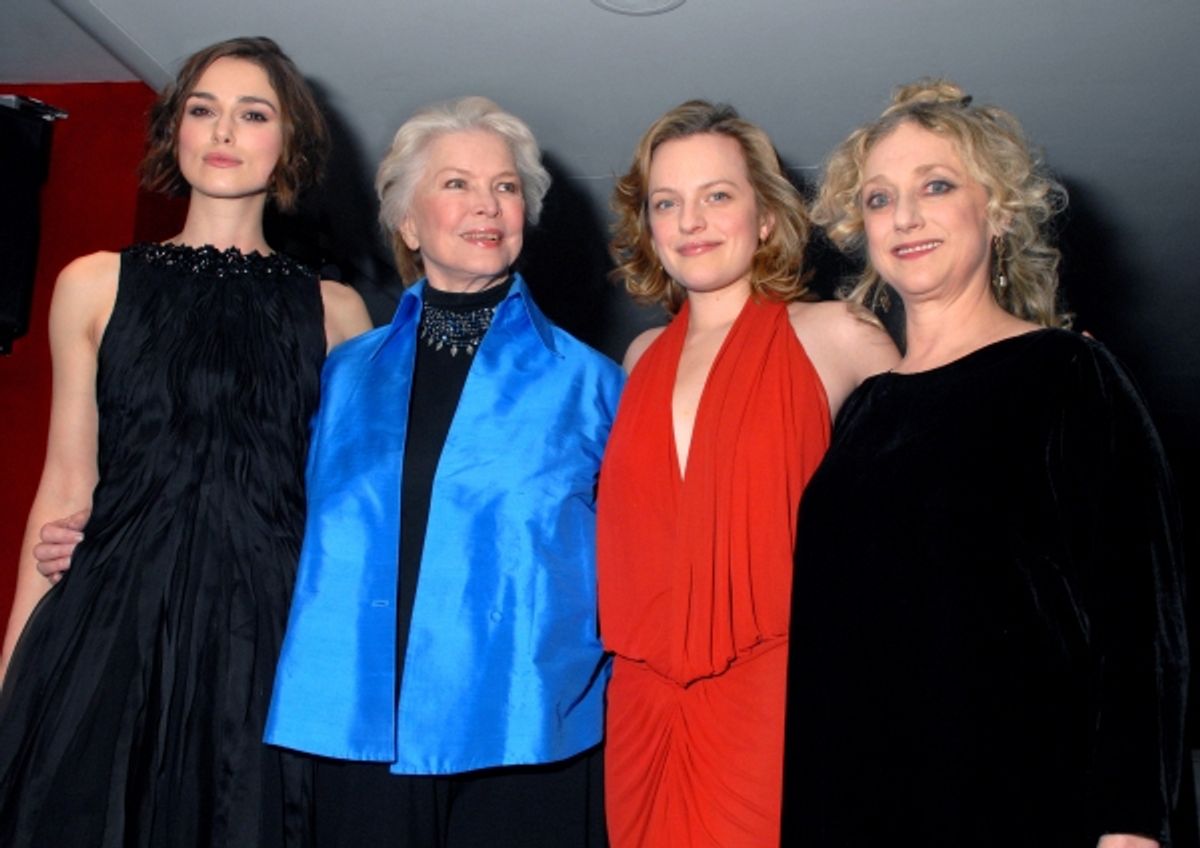 Keira Knightley, Ellen Burstyn, Elisabeth Moss, Carol Kane at 
