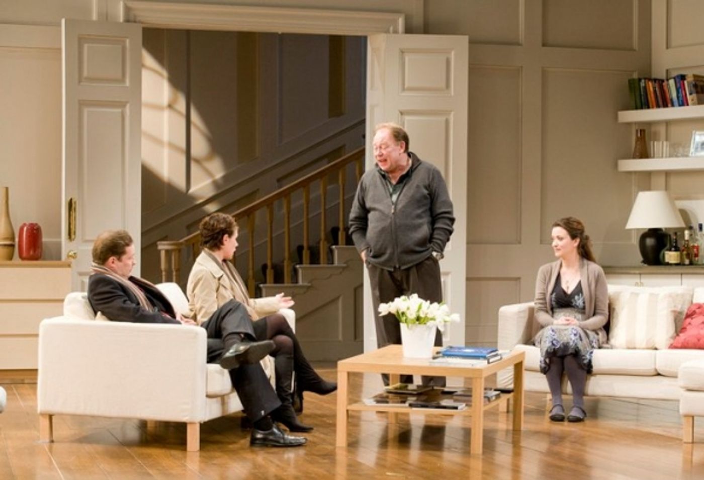 Photo Flash: Maura Tierney, Owen Roe, et al. in GOD OF CARNAGE at Ireland's Gate Theatre Photo Flash: Maura Tierney, Owen Roe, et al. in GOD OF CARNAGE at Ireland's Gate Theatre Image