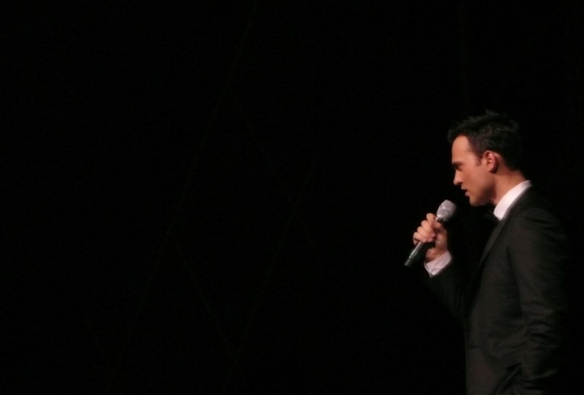 Cheyenne Jackson performing on Atlantis-The Way We Play 20th Anniversary Cruise on the Royal Caribbean Allure Of The Seas  at 