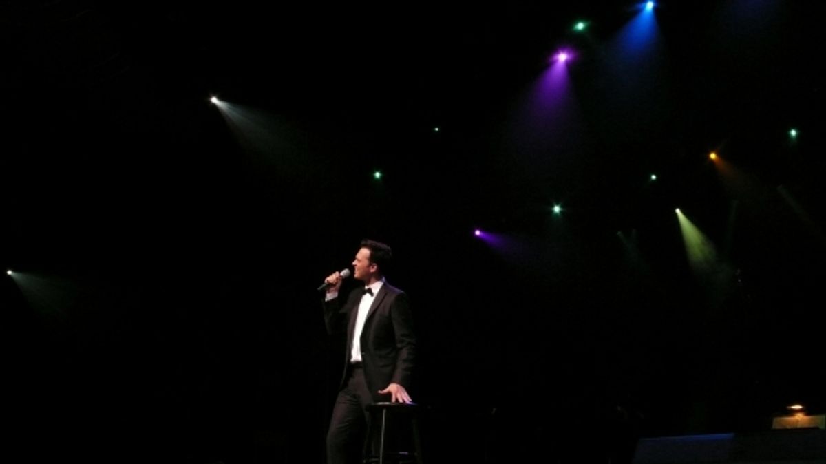 Cheyenne Jackson performing on Atlantis-The Way We Play 20th Anniversary Cruise on the Royal Caribbean Allure Of The Seas  at 