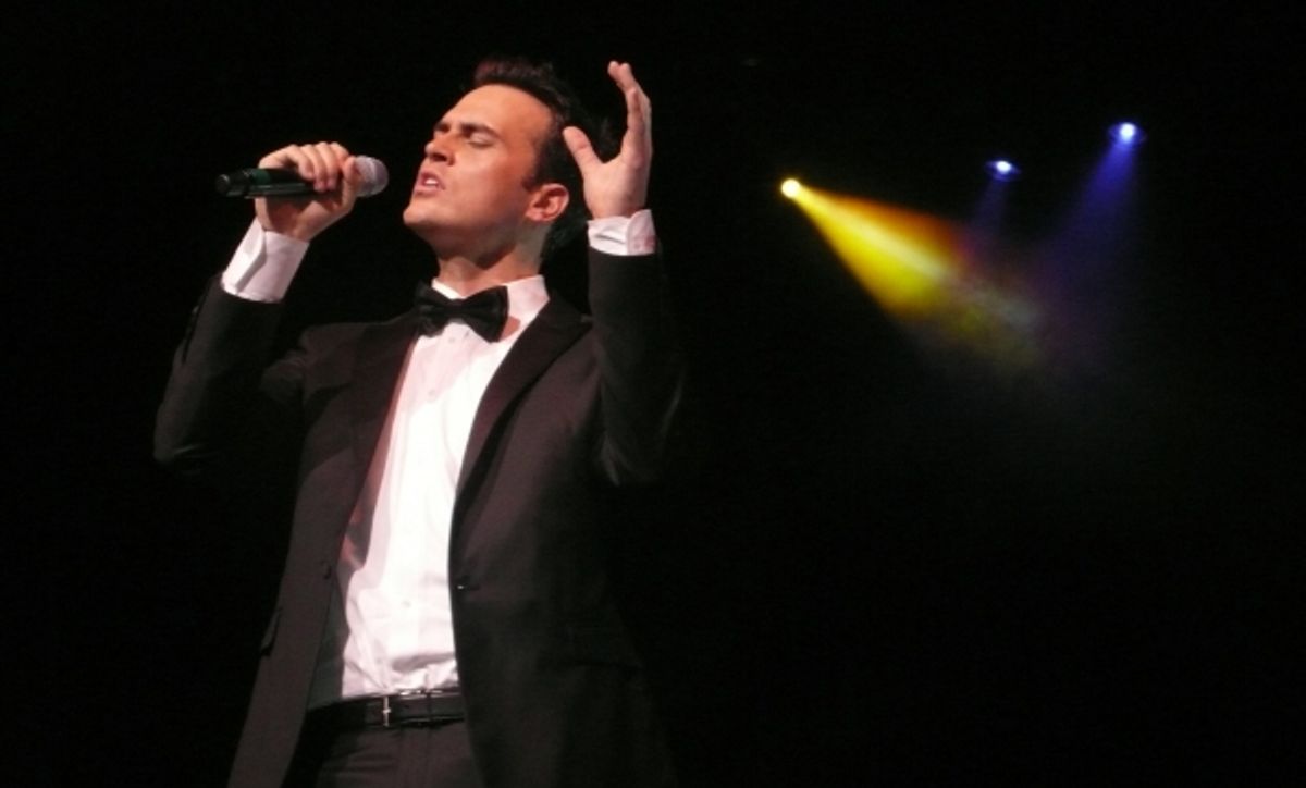 Cheyenne Jackson performing on Atlantis-The Way We Play 20th Anniversary Cruise on the Royal Caribbean Allure Of The Seas  at 